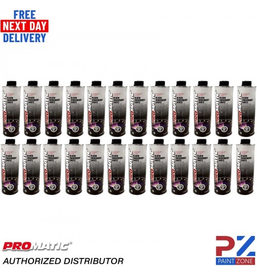 24 X PROMATIC SCHUTZ UNDER SEAL UNDERBODY RUST PROTECTION PROTECTOR BLACK 1LTR