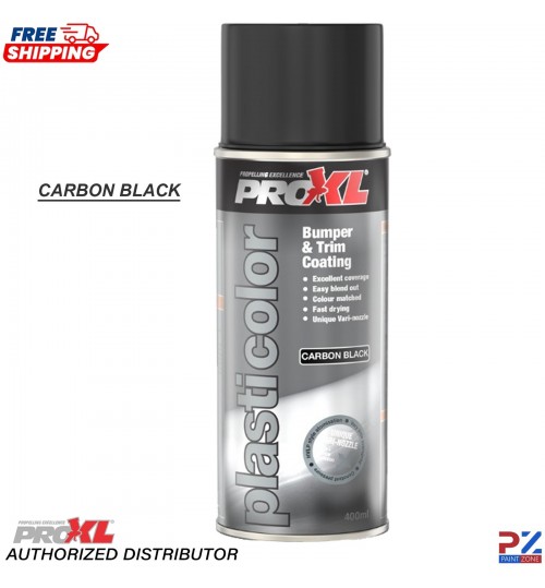 ProXL Plasticolor 1K Bumper & Trim Coating 400ml Carbon Black – Flexible Plastic