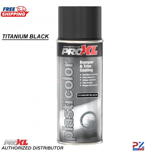 ProXL Plasticolor 1K Bumper & Trim Coating 400ml Titanium Black – Flexible