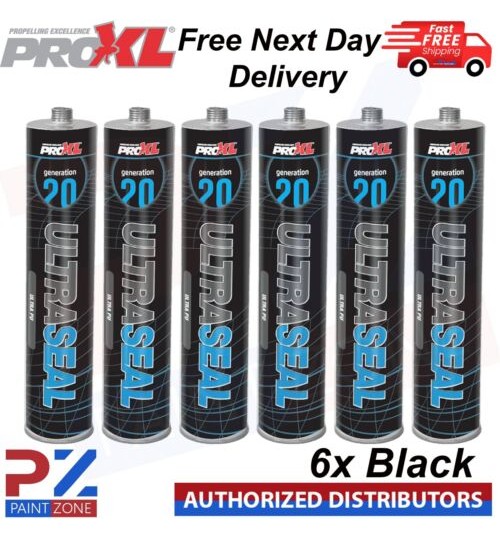6X PROXL GENERATION 20 ULTRA PU SEALER BLACK (310ML) Car Body Sealer