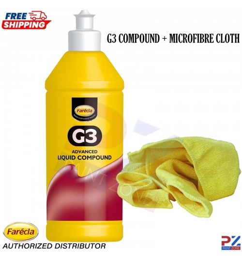 G3 Farecla Advanced Compound 500ml with FREE Microfiber Cloth – Paintwork Polish