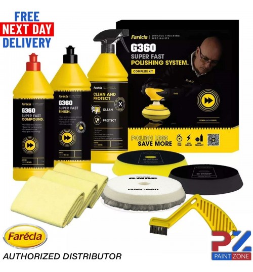 Farecla G360 KT3018 SUPER FAST POLISHING SYSTEM - COMPLETE KIT