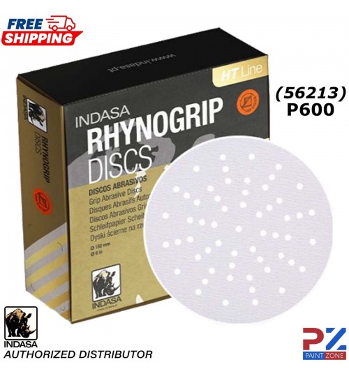 INDASA 56213 HT LINE ULTRAVENT GRIP SANDING DISCS 150MM PK50 - P600