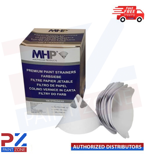 100 X MHP Premium Paint Strainers ultra fine125 Micron Filter Nylon Mesh