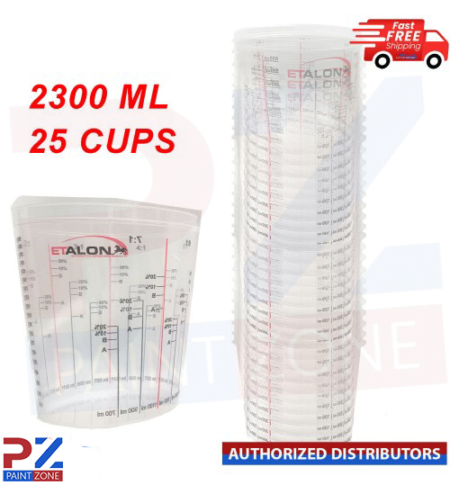 25x Paint Mixing Cups 2300ml Pack of 25