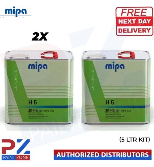 2x MIPA 2K ACRYLIC H 5 EXTRA FAST HARDENER ACTIVATOR 2K HARTER (5 LITRE)
