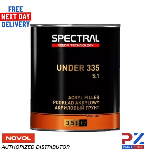 NOVOL SPECTRAL UNDER 335 5:1 PRIMER 3.5L P3 GREY - HIGH BUILD 2K ACRYL FILLER